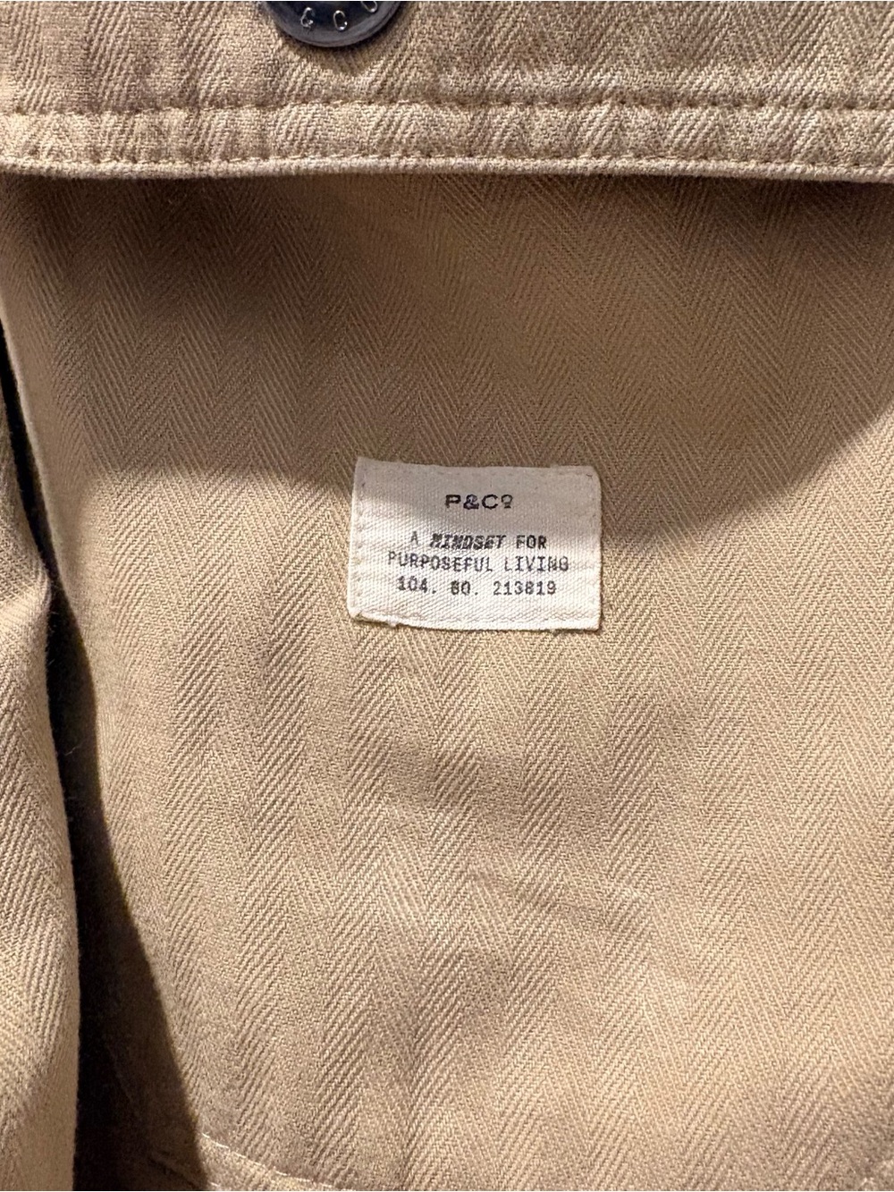 Men's P&Co Service Fatigue Pants - Picture 3 of 5